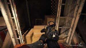 Золотая рамка, скрытая за коробками, Wolfenstein: The New Order
