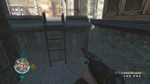 Фолиант Силы №8, спрятанный за лестницей, Wolfenstein 2009