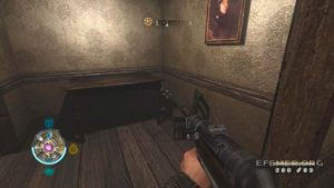 Золото №37, скрытое за столом, Wolfenstein 2009