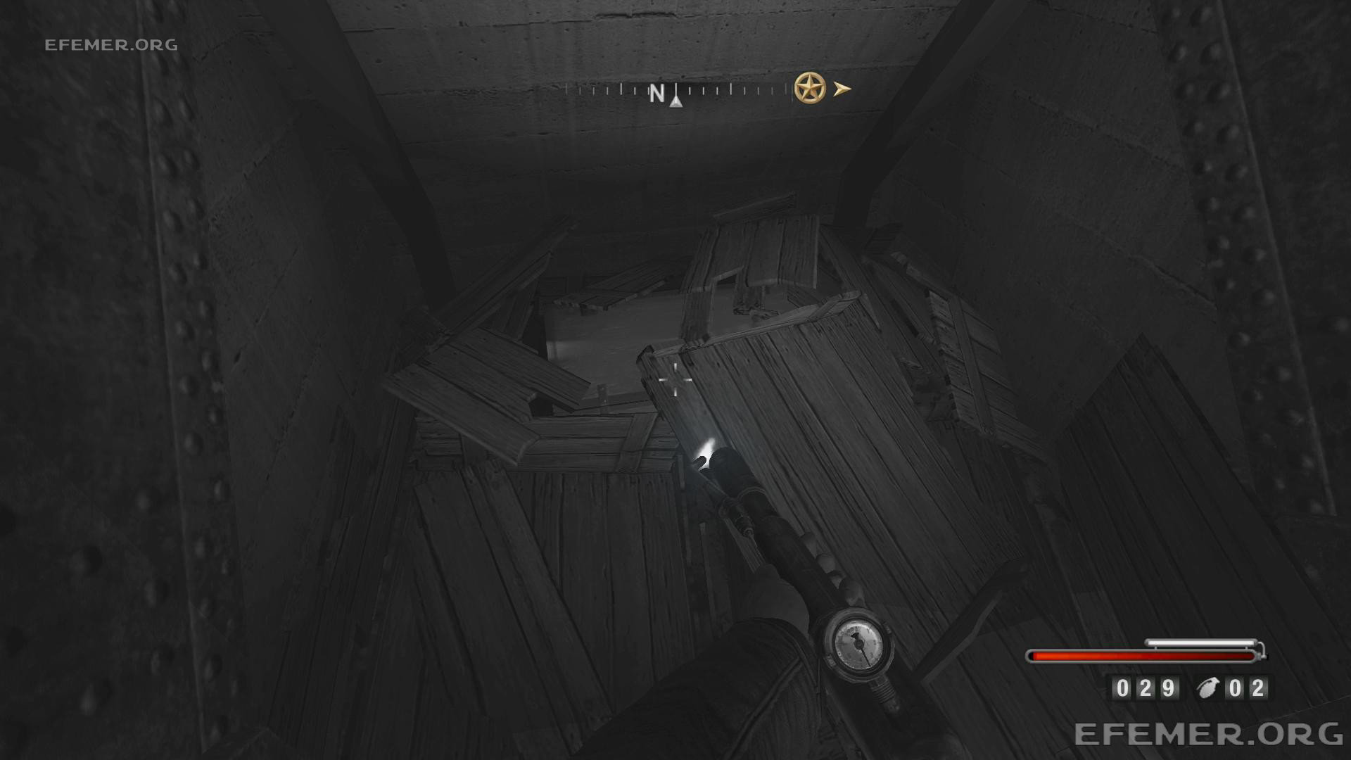 Золото №3, спрятанное за ящиками Золото №3, спрятанное за ящиками, Wolfenstein 2009