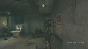 Стеллаж, с помощью которого можно добраться до золота №23, Wolfenstein 2009