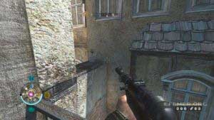 Золото №36, лежащее на арке, Wolfenstein 2009