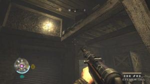 Золото №29, лежащее на балке, Wolfenstein 2009