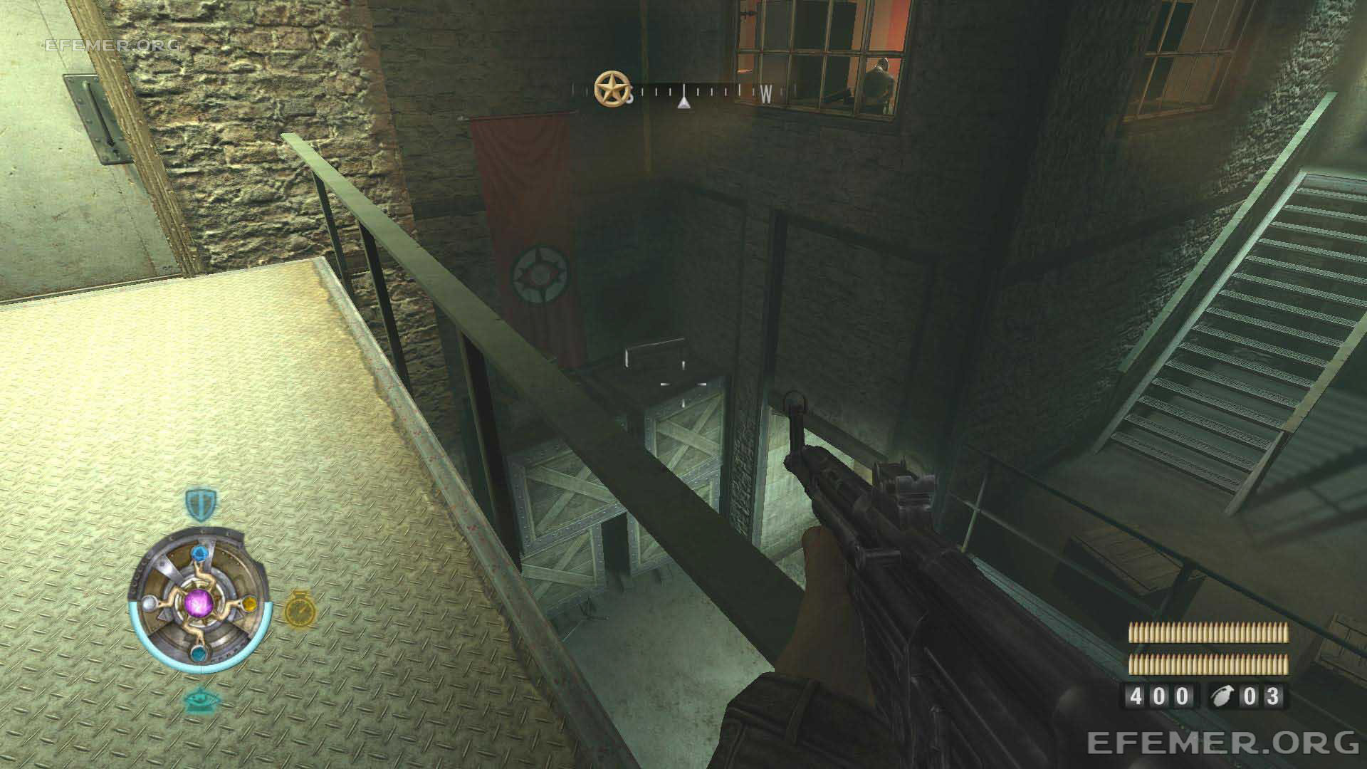 Золото №8, лежащее на ящике Золото №8, лежащее на ящике, Wolfenstein 2009