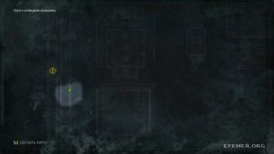 Местонахождение фрагмента кода машины «Энигма» 6:9 на карте, Wolfenstein: The New Order