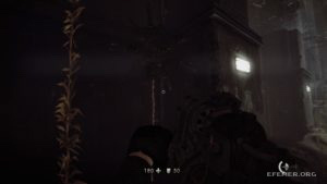 Мина с помощью, которой можно добраться до фрагмента кода 3:5, Wolfenstein: The New Order
