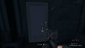Дверь, ведущая к улучшению брони, Wolfenstein: The New Order
