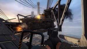 Падающая машина как ориентир для кода 6:6, Wolfenstein: The New Order