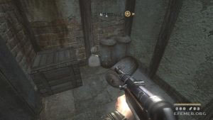Золото №1, стоящее рядом с помойными баками, Wolfenstein 2009