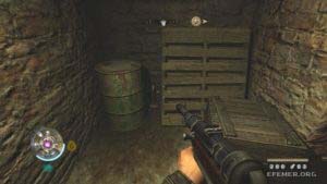Золото №28, лежащее рядом с поддоном, Wolfenstein 2009