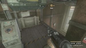 Золото №9, лежащее рядом с подъёмником, Wolfenstein 2009