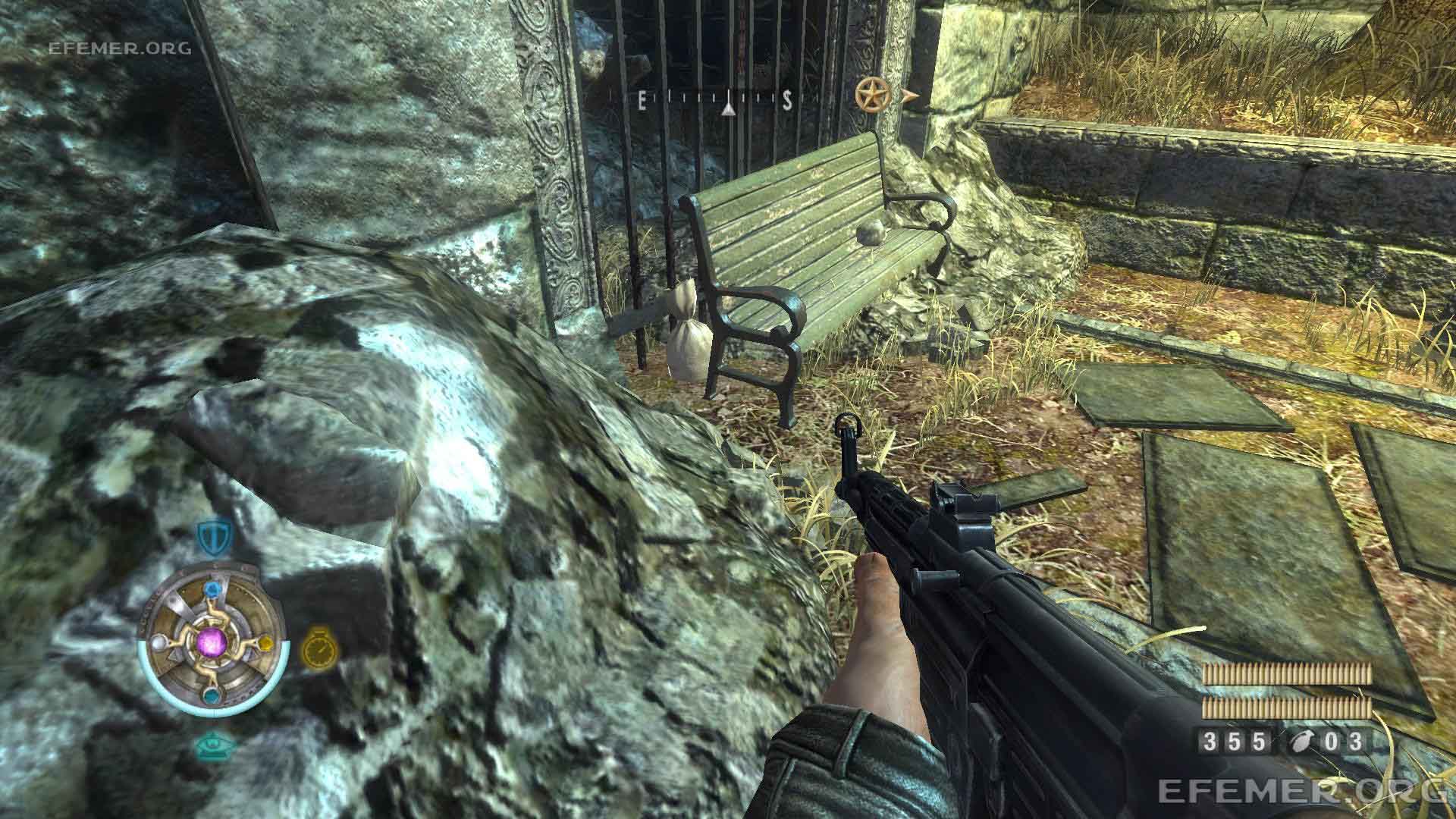 Золото №18, спрятанное за скамейкой Золото №18, спрятанное за скамейкой, Wolfenstein 2009