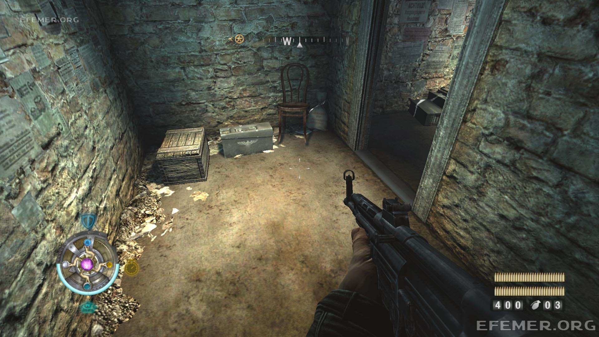 Золото №8, стоящее рядом со стулом Золото №8, стоящее рядом со стулом, Wolfenstein 2009