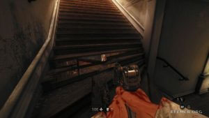 Щель, через которую можно выстрелить в замок, Wolfenstein: The New Order