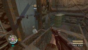 Золото №13, стоящее у двери, Wolfenstein 2009