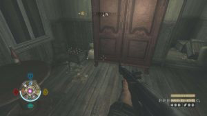 Золото №16, стоящее у шкафа, Wolfenstein 2009