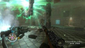 Опоры, которые нужно уничтожить для победы надо боссом, Wolfenstein 2009