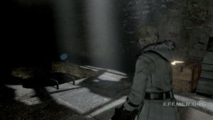 Эмблема со змеёй №43, стоящая в углу, Resident Evil 6
