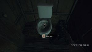 Древняя монета №7, валяющаяся в унитазе, Resident Evil 7