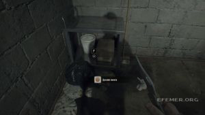 Древняя монета №9, валяющаяся возле коробки, Resident Evil 7