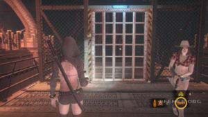Решётка как ориентир для армейского ящика №1, Resident Evil Revelations 2