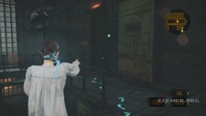 Камера, в которой есть лаз ведущий к личинке №3, Resident Evil Revelations 2