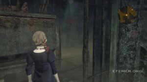 Личинка насекомого №4, скрытая за тележкой, Resident Evil Revelations 2