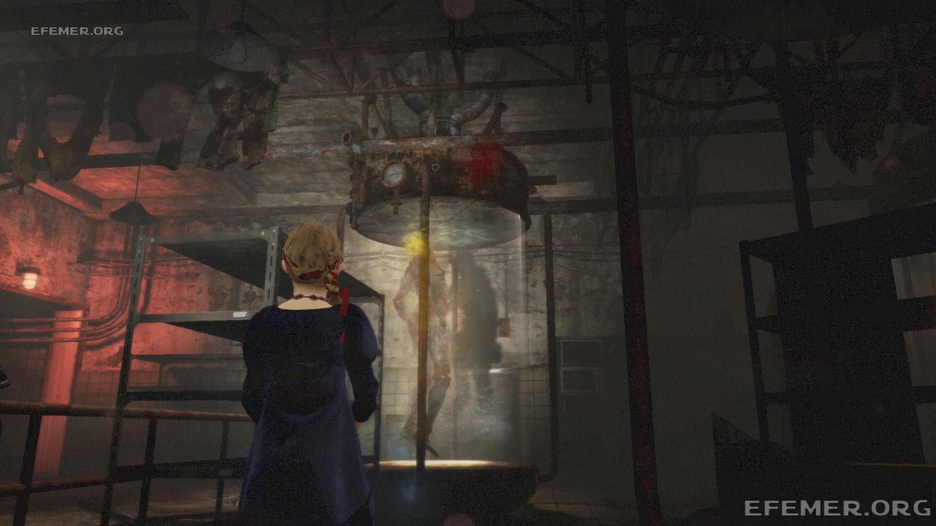 Личинка насекомого №5, прилепленная к резервуару, Resident Evil Revelations 2