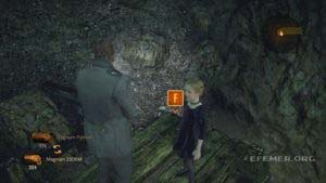 Магнум, валяющийся на платформе, Resident Evil Revelations 2