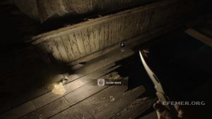 Древняя монета №14, валяющаяся на полу, Resident Evil 7