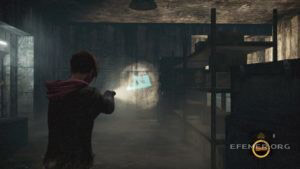 Рисунок Кафки №2, находящийся на стене, Resident Evil Revelations 2