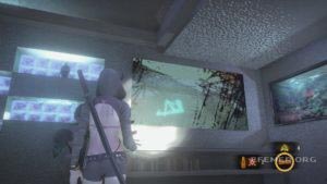 Рисунок Кафки: №2, нанесённый поверх картины, Resident Evil Revelations 2