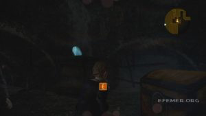 Эмблема вышки №8 и сундук, спрятанные в нише, Resident Evil Revelations 2