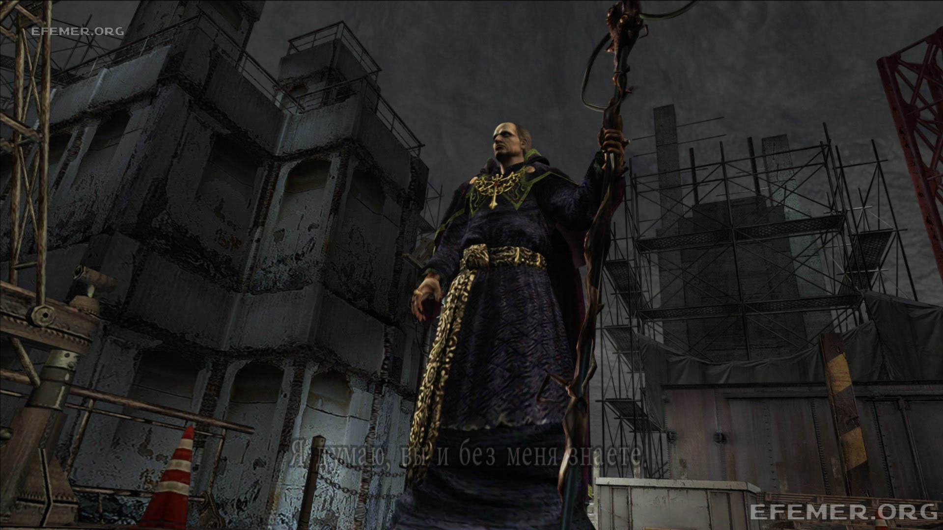 Озмунд Саддлер в игре Resident Evil 4