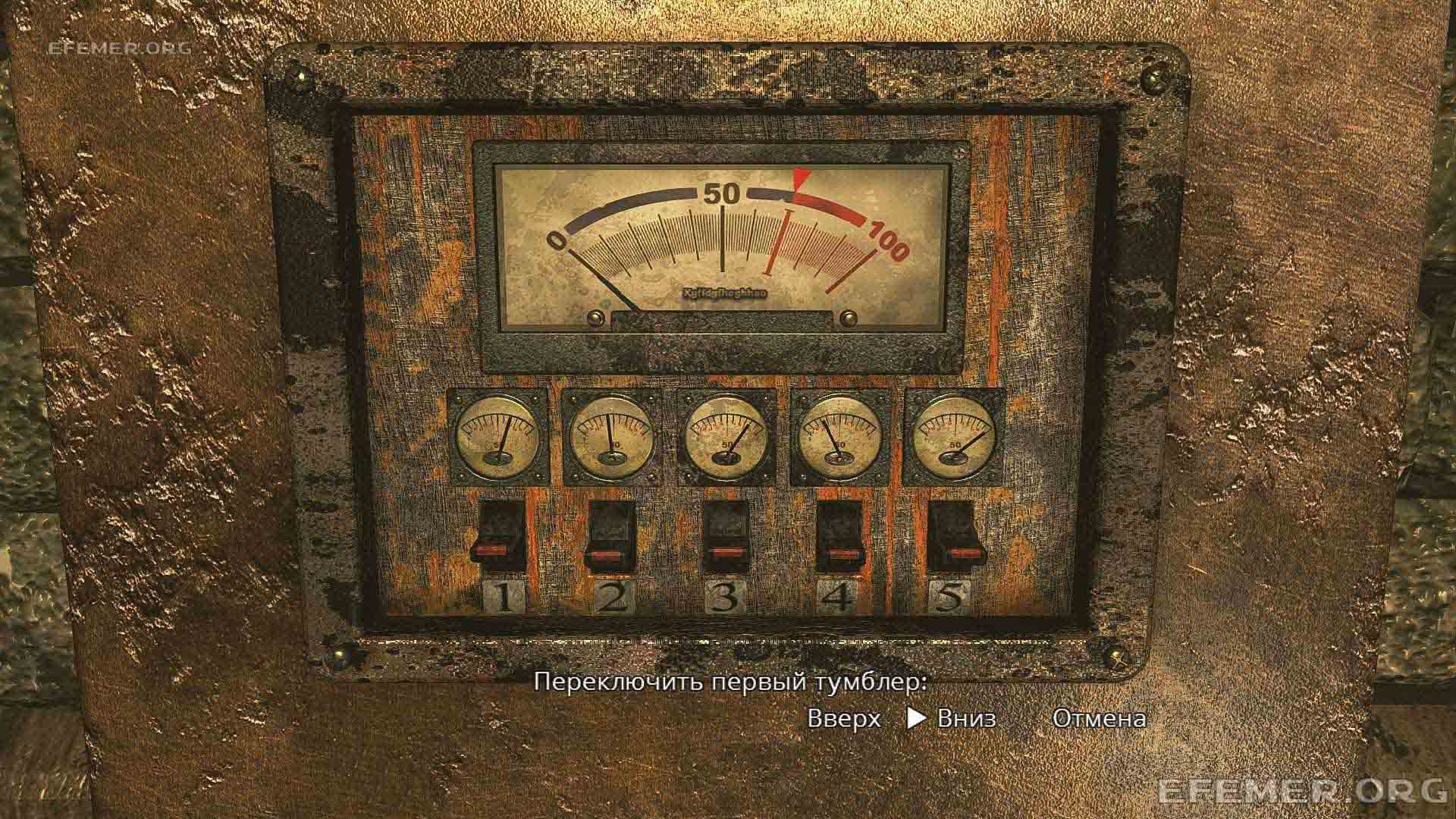 Электрощиток в игре Resident Evil 0 HD Remaster