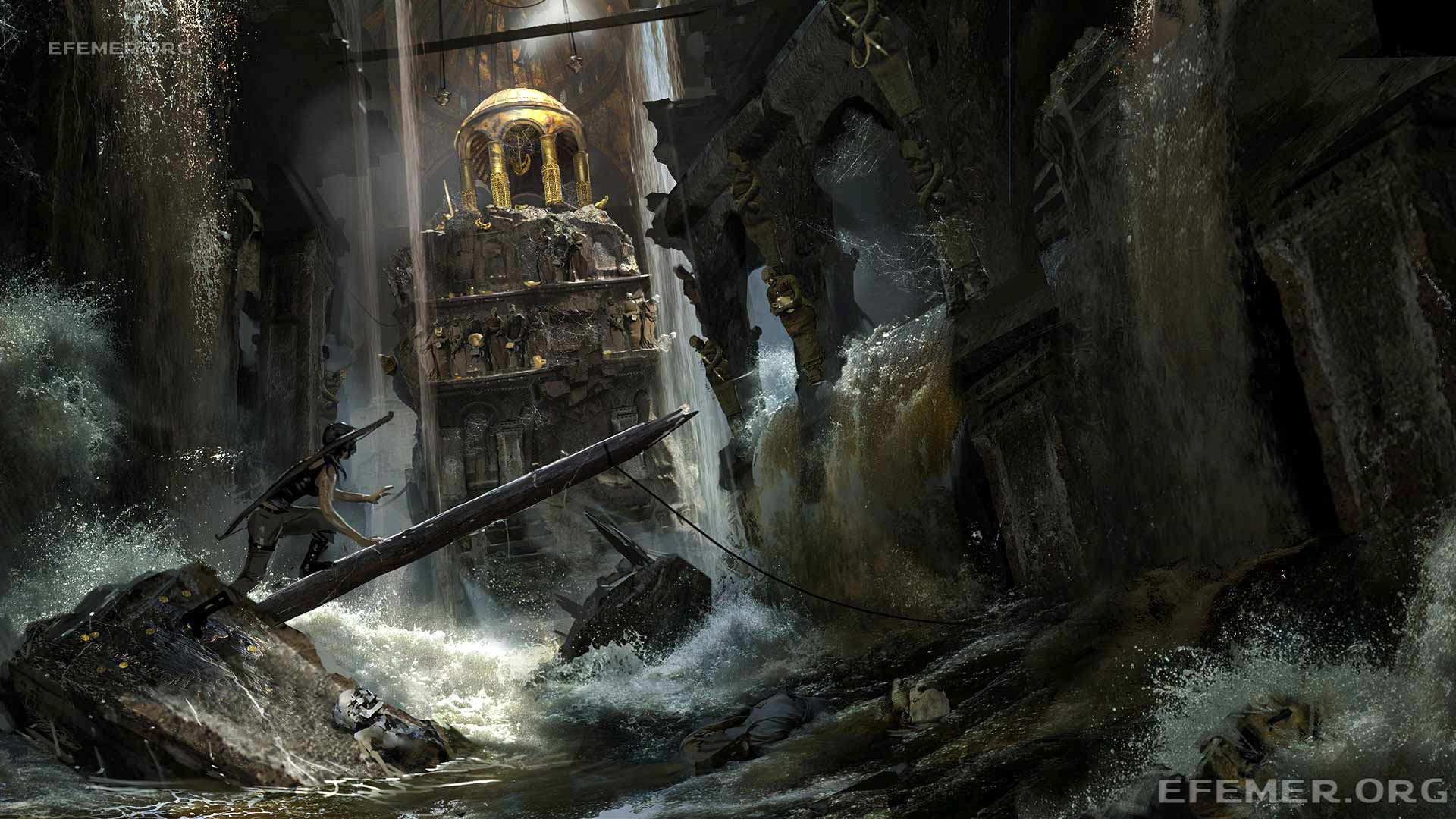 Арт «Answers» из игры Rise Tomb Raider