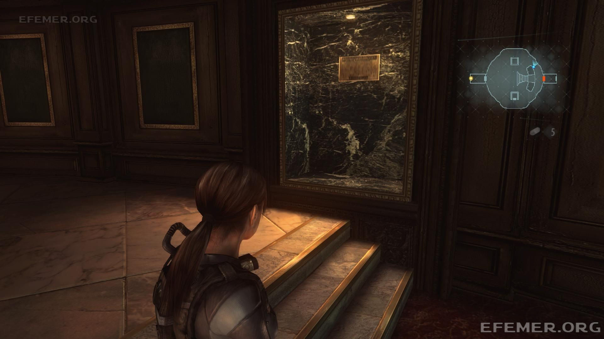 Ниша как ориентир для отпечатка руки №12, Resident Evil Revelations