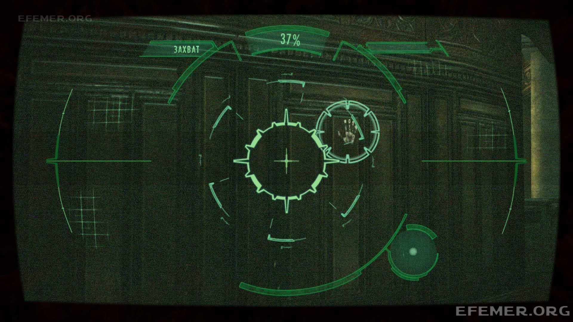 Отпечаток руки №10, находящийся на стене, Resident Evil Revelations