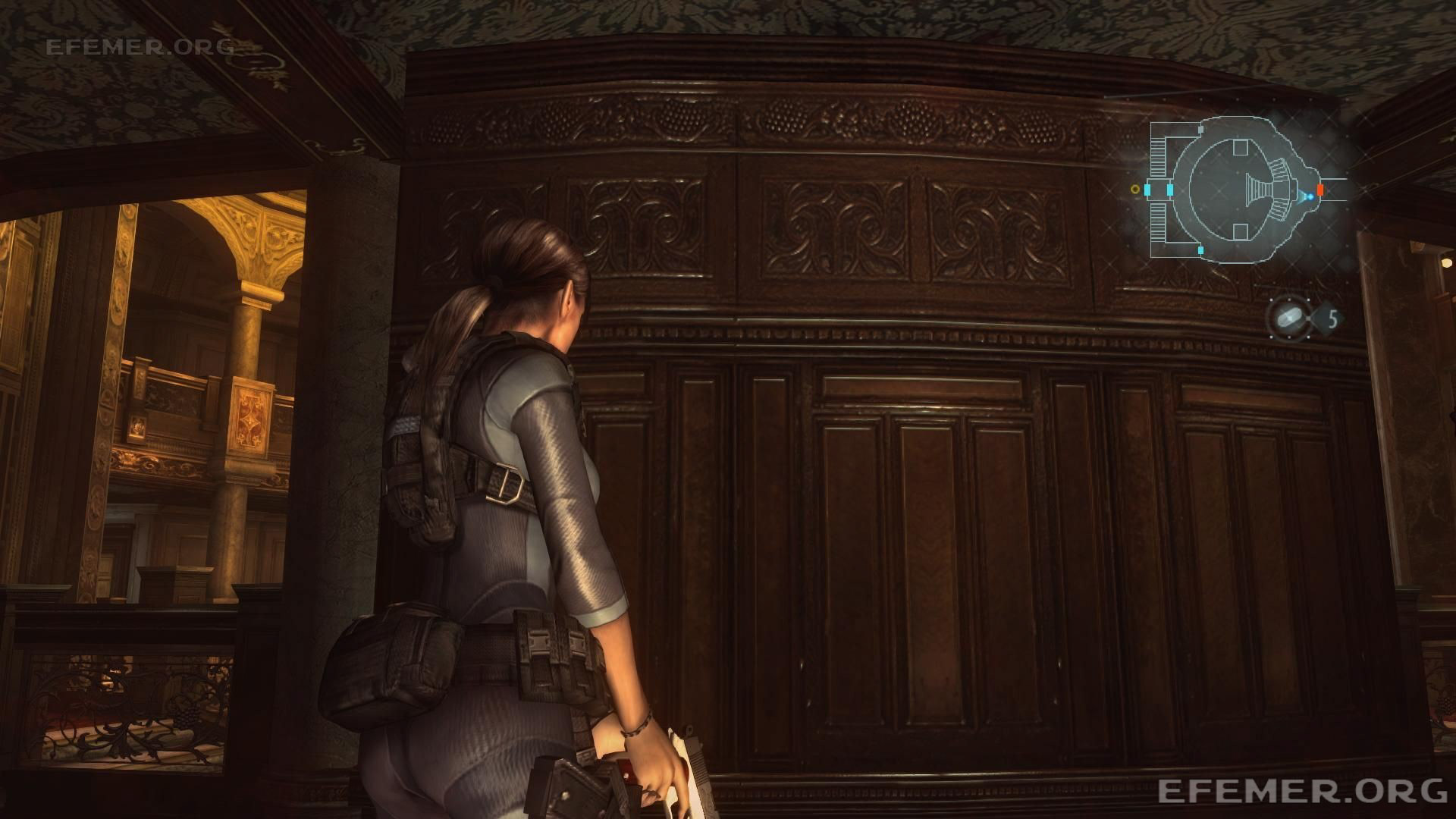 Стена, на которой спрятан отпечаток руки №10, Resident Evil Revelations