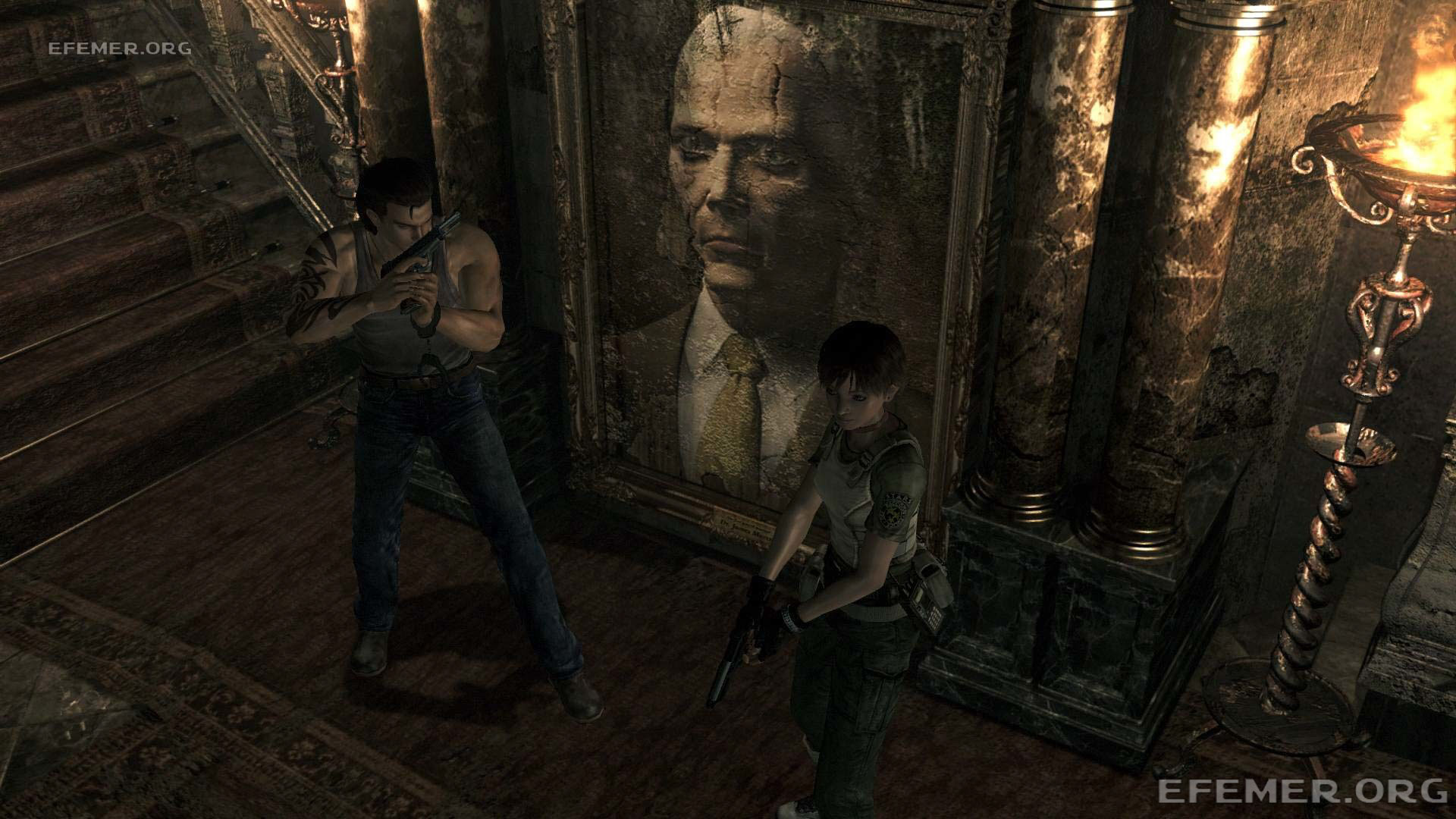 Портрет Джеймса Маркуса в игре Resident Evil 0 HD Remaster