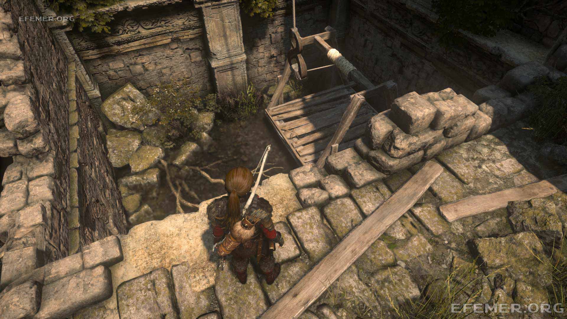 Крюк прикреплённый к люльке, Rise Tomb Raider
