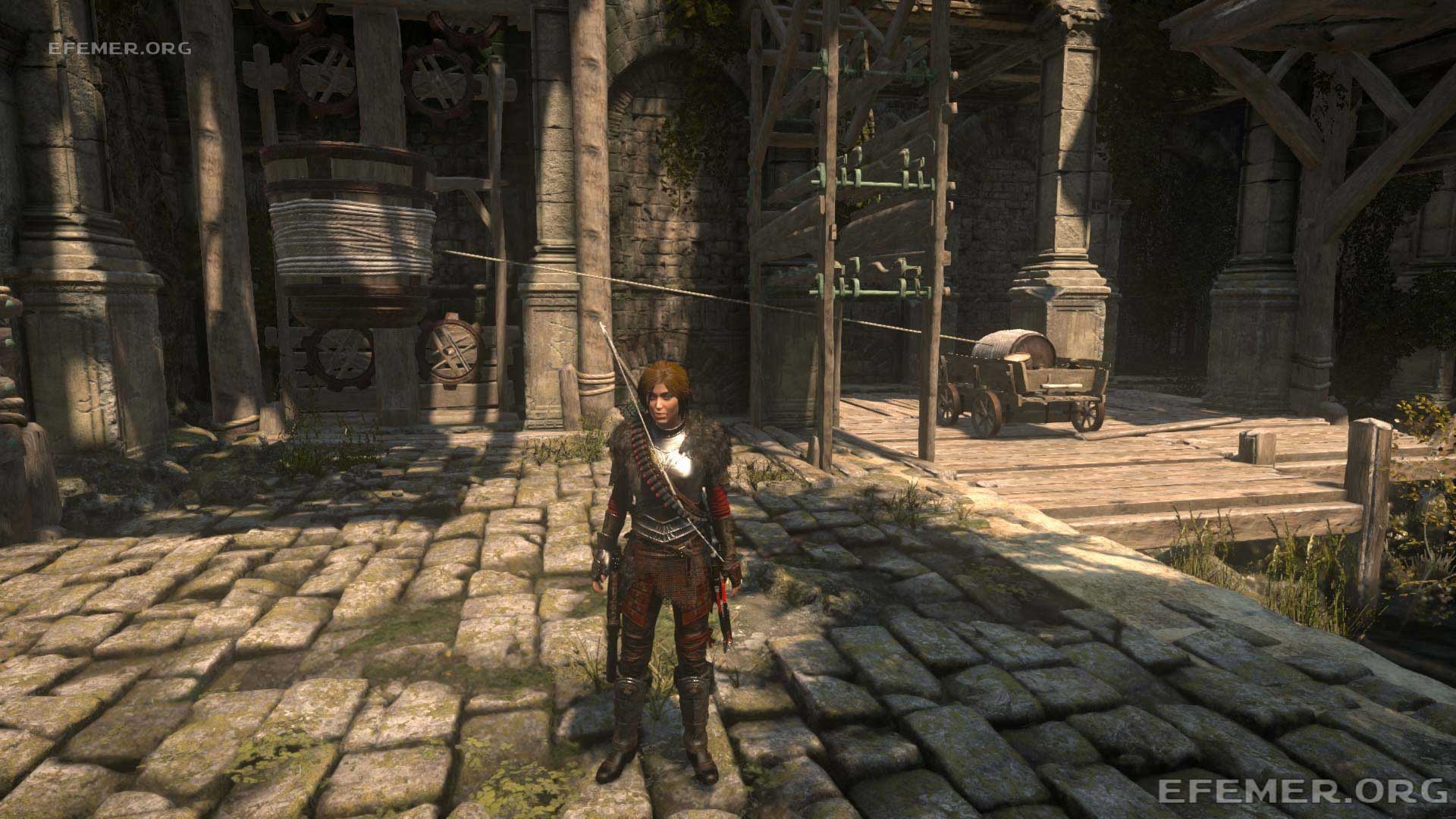Бочонок, привязанный к ведру, Rise Tomb Raider