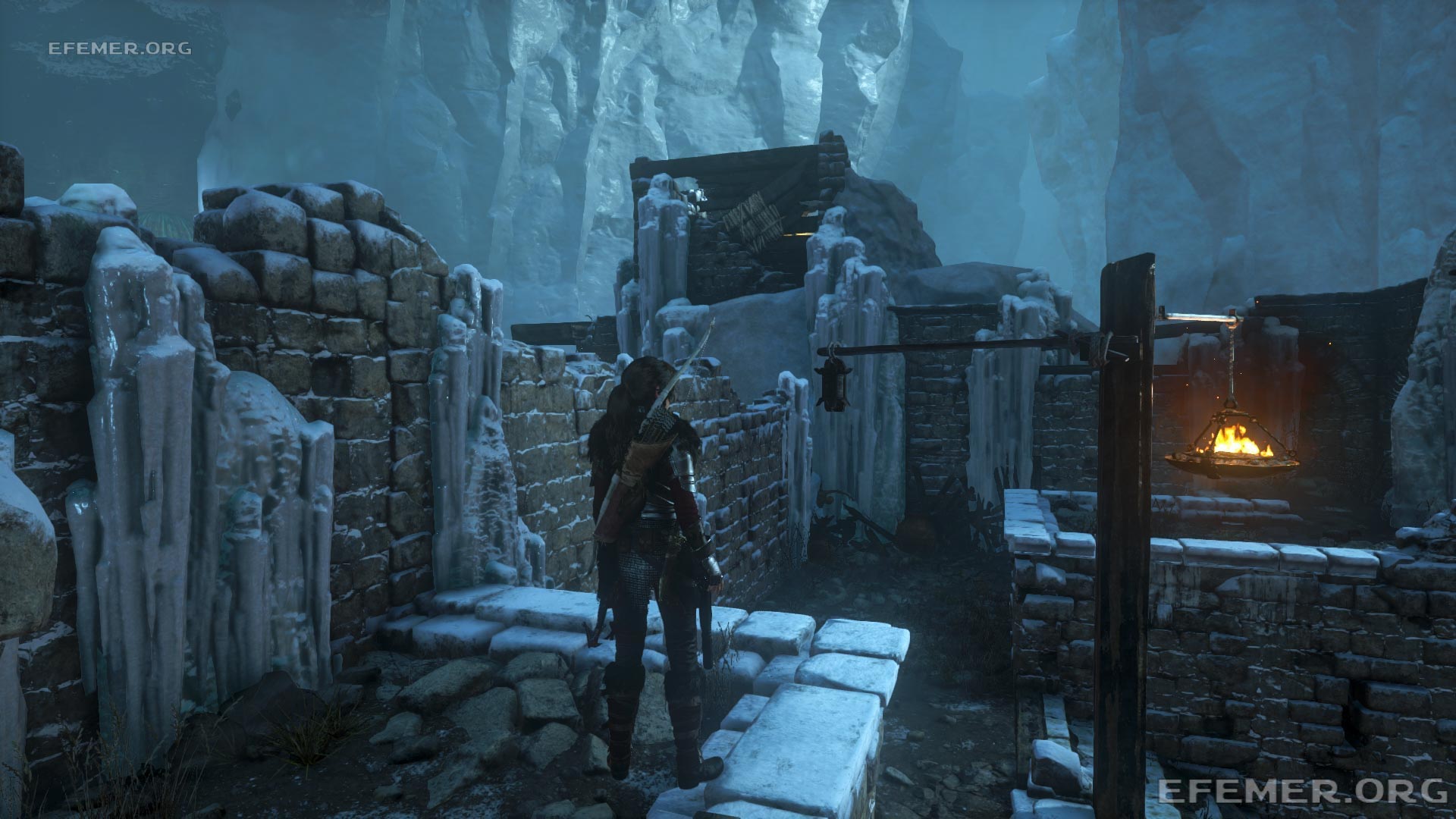 Доски, за которыми скрыта жаровня №4, Rise Tomb Raider