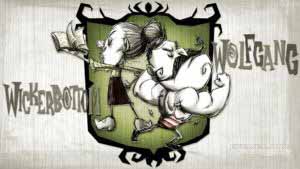 Арт «Brains and Brawns» из игры Don't Starve Together