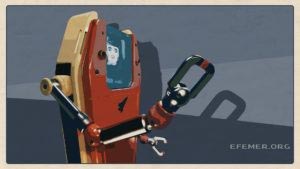 Арт Steam «CoffinBot» из игры Breathedge