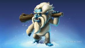 Арт Steam «Yeti» из игры Craft The World