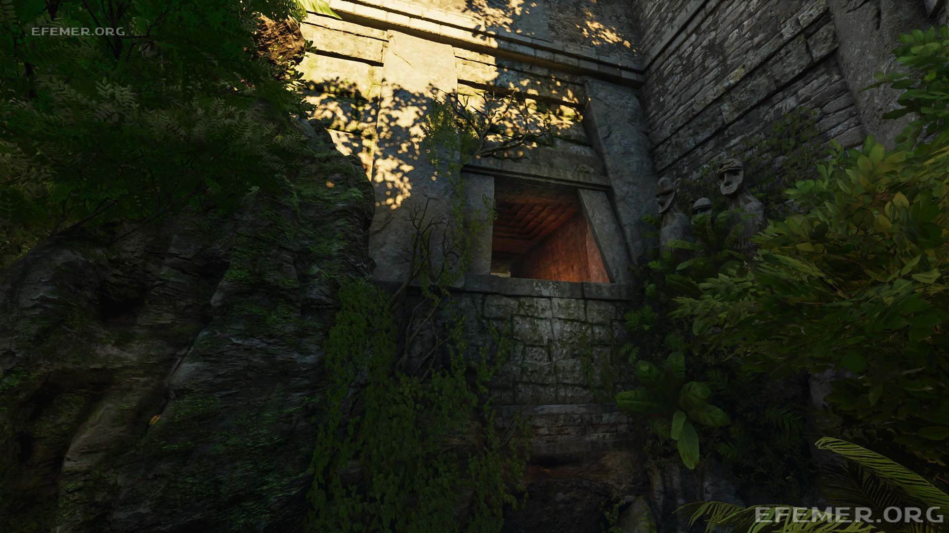 Вход в храм Солнца в игре Shadow Tomb Raider