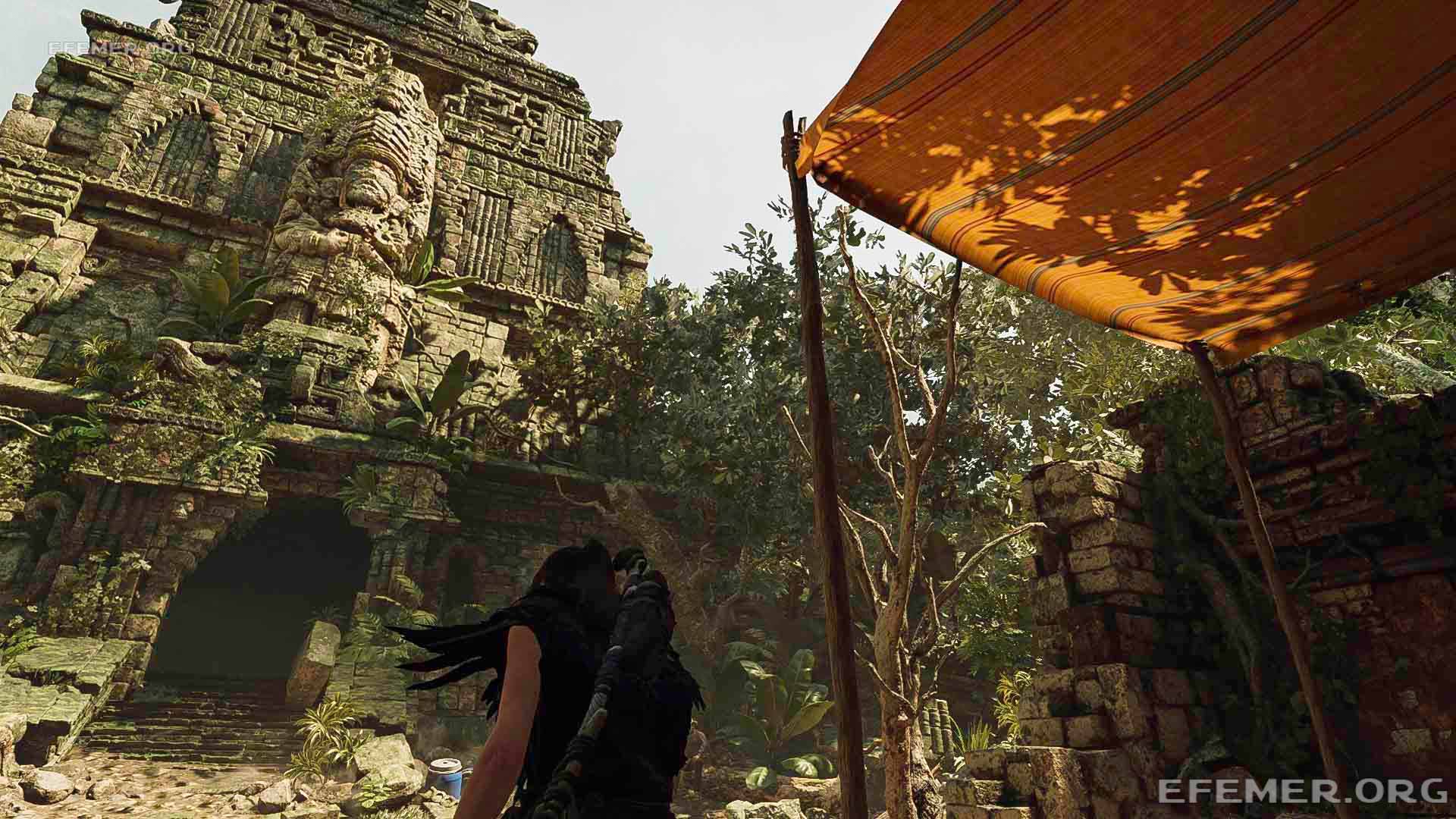 Скриншот основания храма в локации «Кувак-Яку» из игры Shadow of the Tomb Raider