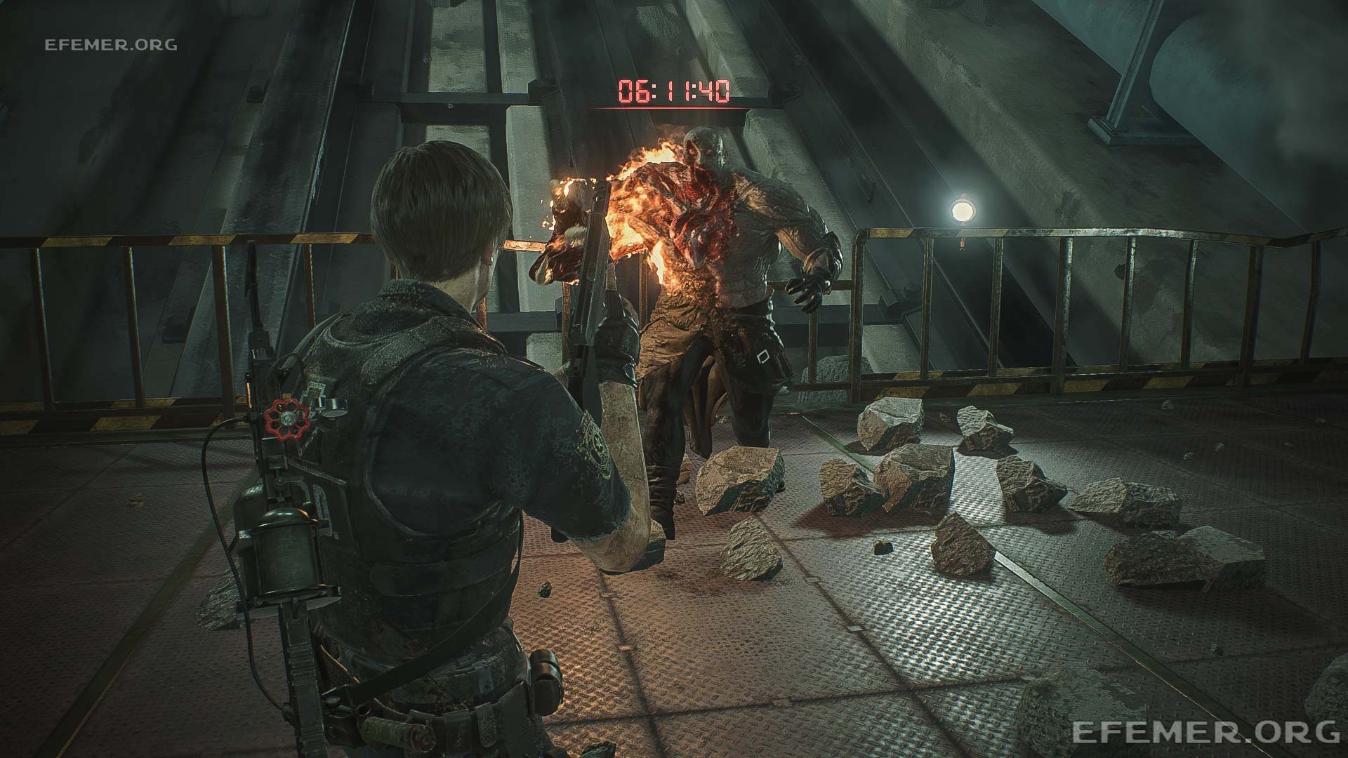 Супер Тиран в игре Resident Evil 2 Remake