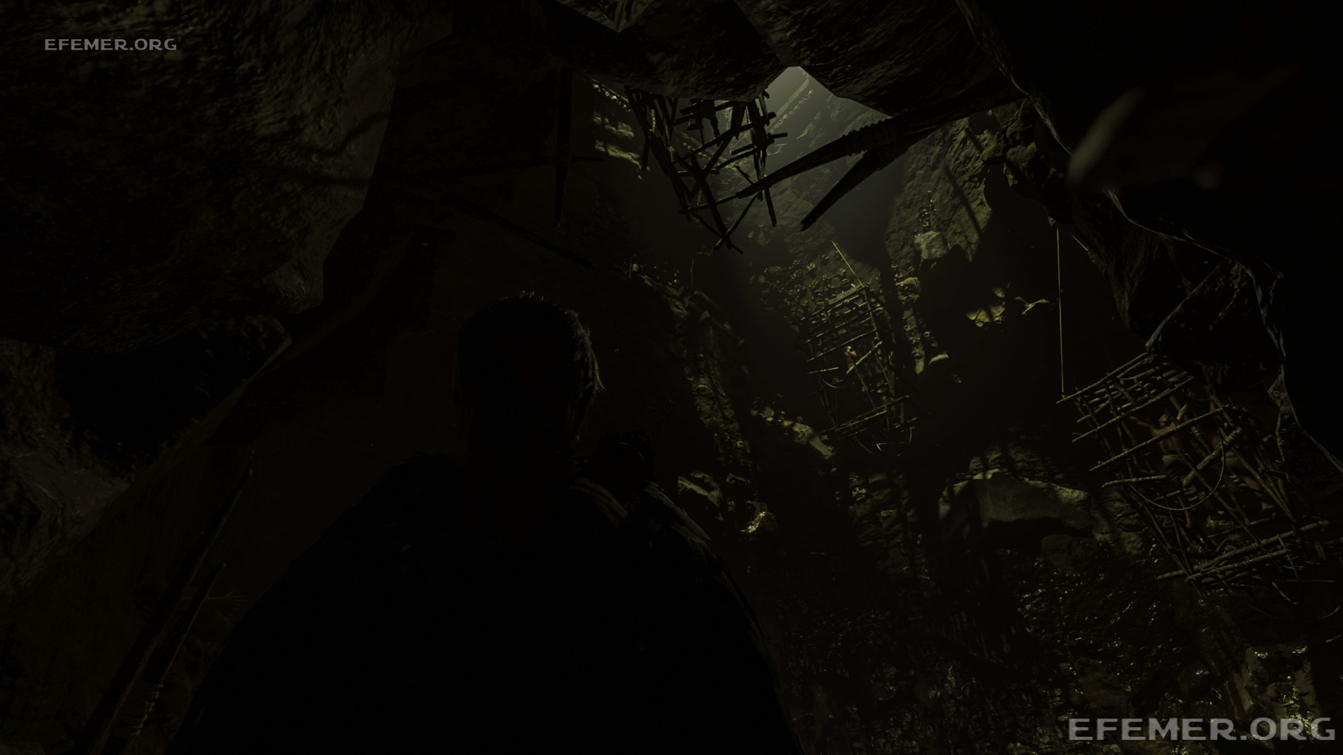 Вид на локацию «Чрево Змея», Shadow Tomb Raider
